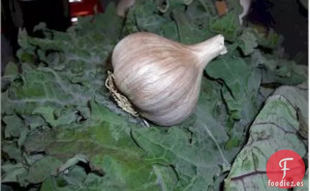 Col Rizada con Ajo
