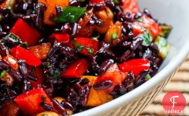 Ensalada de Arroz Negro Tailandés
