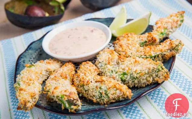 Patatas Fritas Crujientes de Aguacate Al Horno