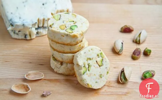 Tortitas de Gorgonzola y Pistacho