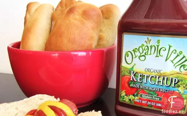 Panecillos de Salchichas de Trigo de 40 Minutos (Sin Aumento)