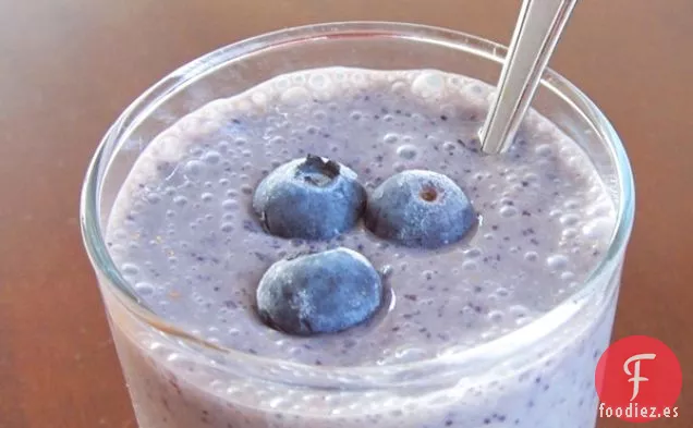 Batido de Arándanos y Plátano para el Desayuno