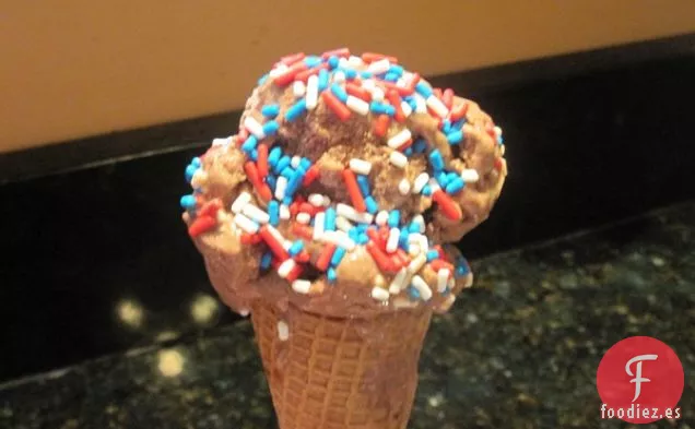Helado Doble de Chocolate y Cereza