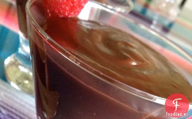 Pudín de Chocolate Triple Vegano