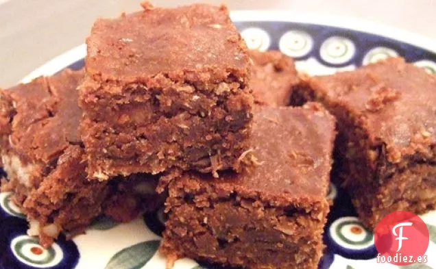Brownies de Caramelo de Coco más Saludables con Opción de Algarroba