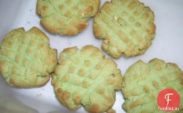 Galletas de Pudín sin Lácteos de Pistacho