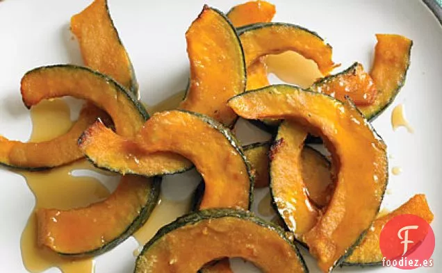 Calabaza Kabocha glaseada con Miso