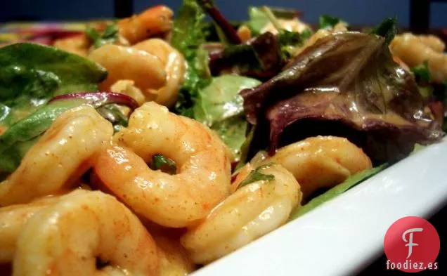 Ensalada de Camarones Marinada (Sin Gluten, Sin Frutos Secos, Sin Soja)