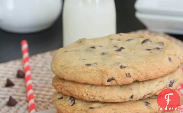 Galletas con Chispas de Chocolate XXL Estilo Panadería