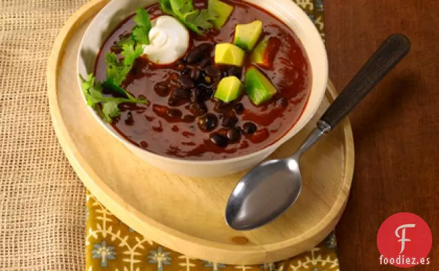 Chile Picante de Frijoles Negros del Sudoeste