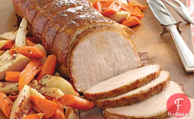 Lomo de Cerdo a La Pimienta y Melaza