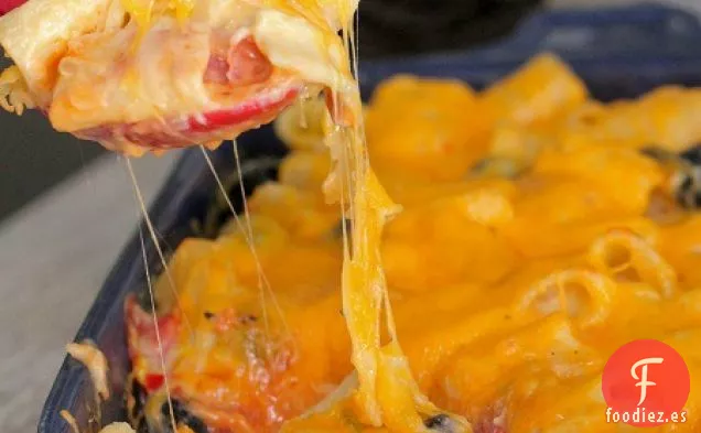 Pizza de Pepperoni, Macarrones con queso