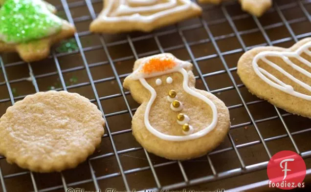 Galletas de Azúcar Suaves sin Lácteos (Enrolladas y Cortadas)