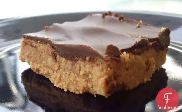 Barras de Mantequilla de Maní de Chocolate Sin Lácteos