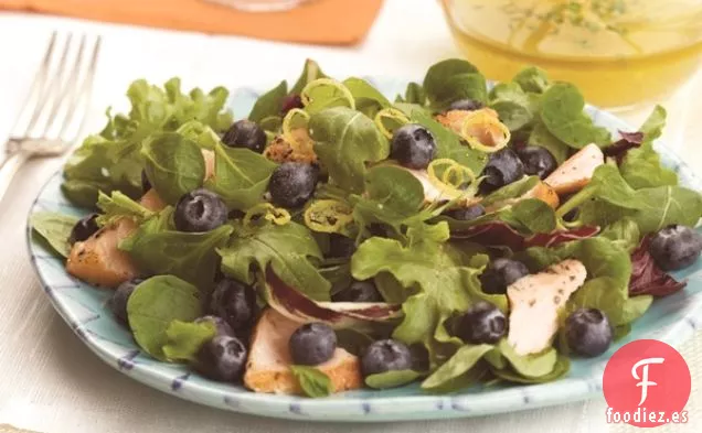 Ensalada de Verano de Salmón Fresco con Vinagreta de Limón