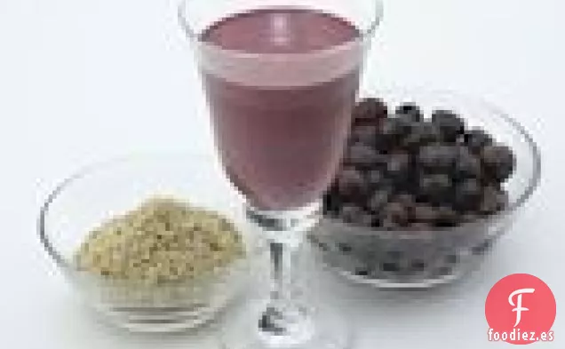 Batido Vegano de Cáñamo con Vainilla y Cereza