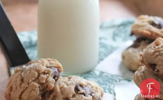 Galletas con Chispas de Chocolate Negro y Mantequilla Marrón Salada