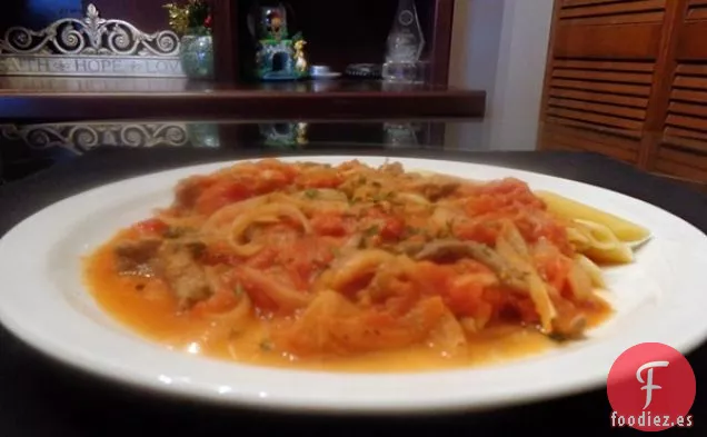 Stroganoff de Ternera sin Lácteos con Leche de Almendras