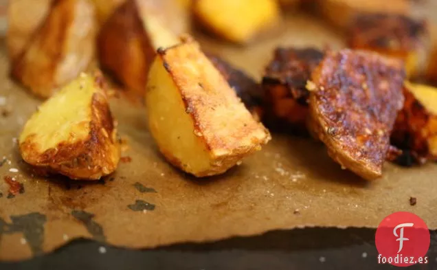 Patatas Asadas Con Parmesano Y Calabaza