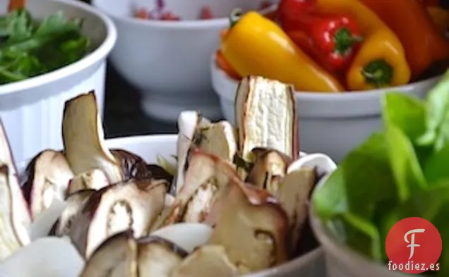 Patatas Fritas de Berenjena de Coco y Limón