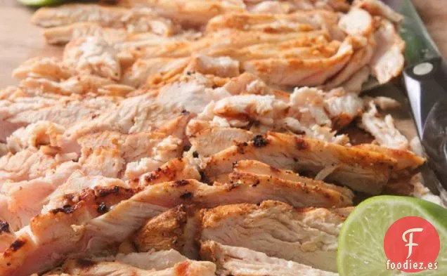 Taco a la Parrilla y Pollo con Lima para Tacos
