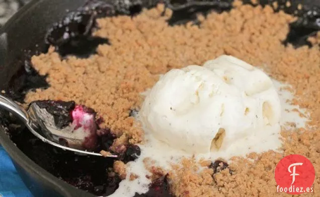 Crumble de Bayas en Sartén