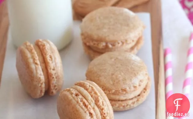 Macarrones de Biscoff