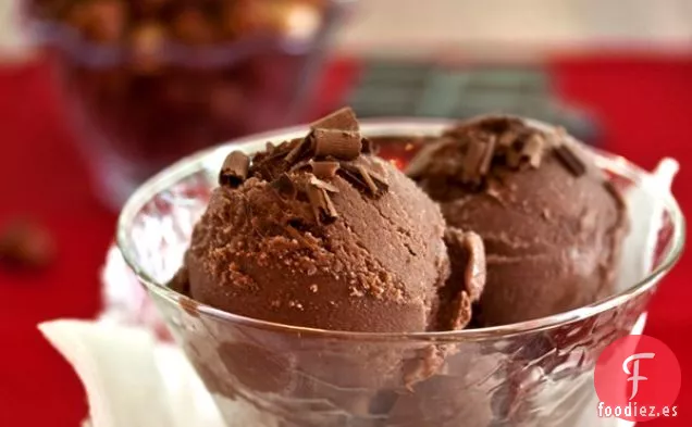 Helado Vegano de Cacao Caliente