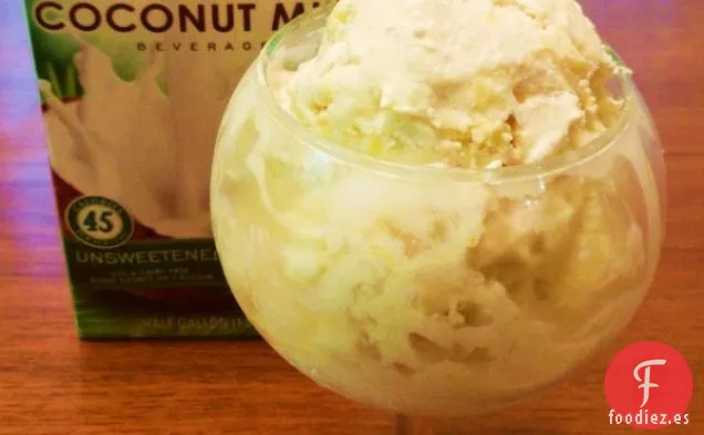 Helado de Piña Colada Sin Lácteos