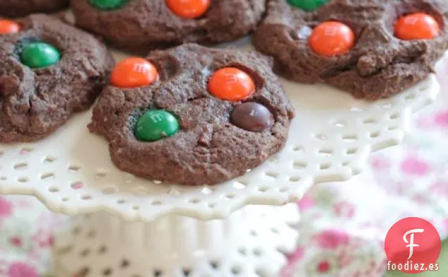 Galletas M y M de Especias de Calabaza y Chocolate