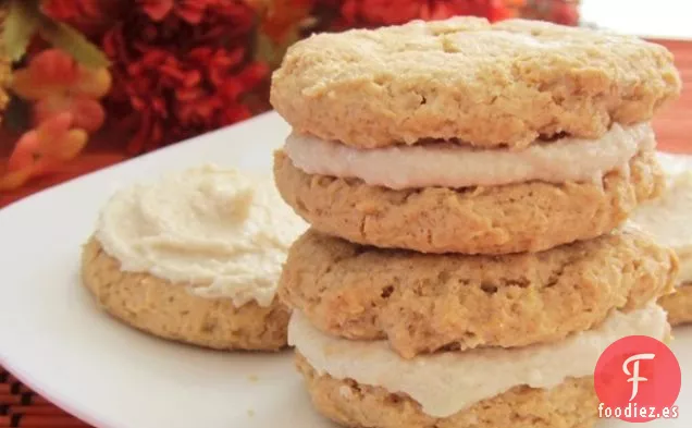 Galletas de Sándwich de Crema de Arce