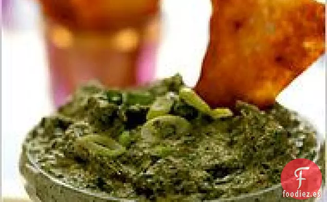 Salsa de Espinaca y Albahaca Cruda (Vegana, Sin Gluten, Sin Soja)