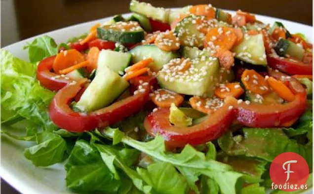 Ensalada Vegetariana Picante de Garbanzos