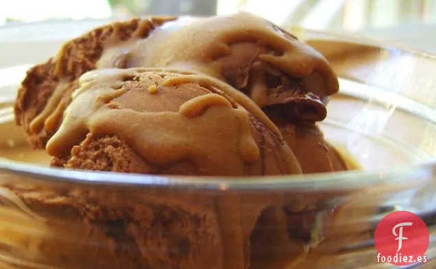 Cobertura Mágica de Helado de Mantequilla de Maní