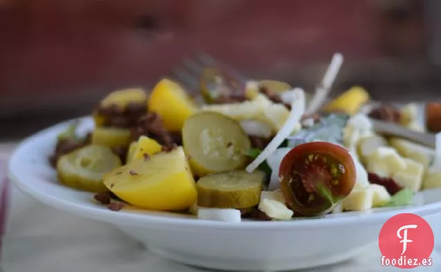 Mi Cena Súper simple y Nunca falla: Ensaladas de Hamburguesas