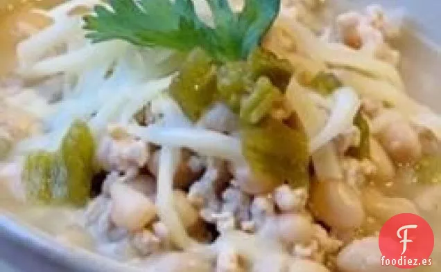 Chile Blanco con Pavo Molido