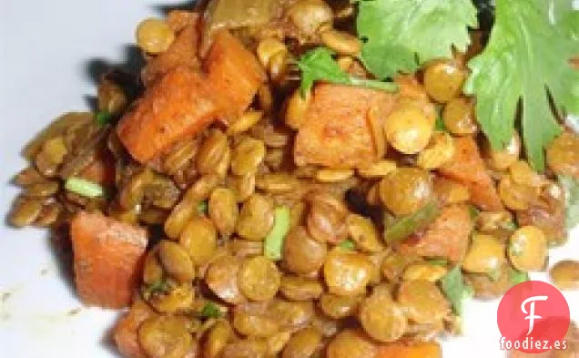 Guisantes al Curry Caribeño (Lentejas)