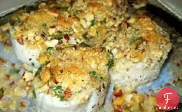 Vieiras al Horno de Pacanas