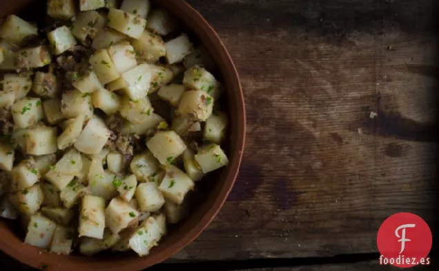 Patatas con Tocino e Hígado