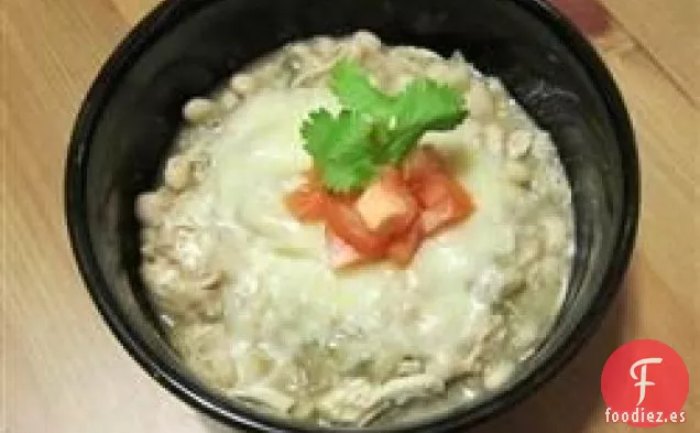 Chile Blanco de Cocción Lenta con Pollo