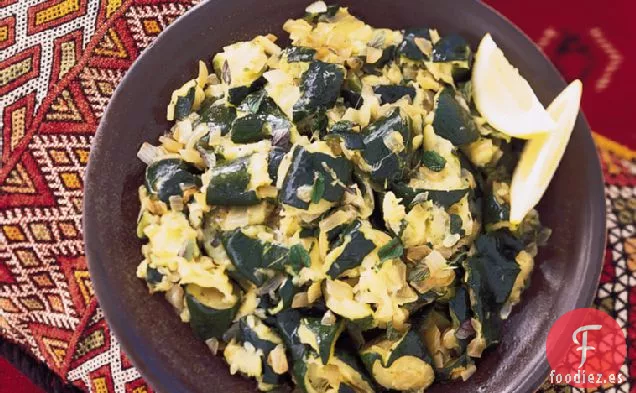 Puré de Calabacín con Cebolla, Ajo y Menta