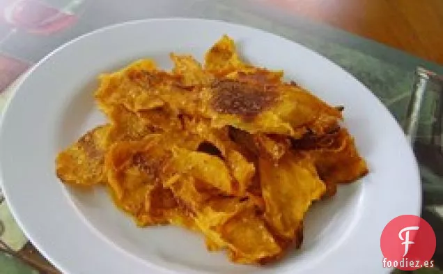 Patatas Fritas Ahumadas con Parmesano y Camote