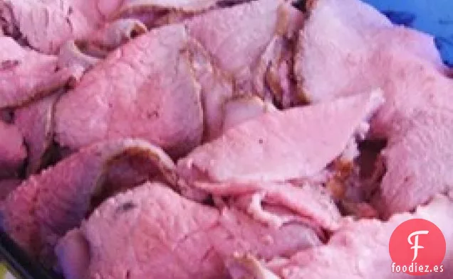Carne Asada a fuego lento para Sándwiches
