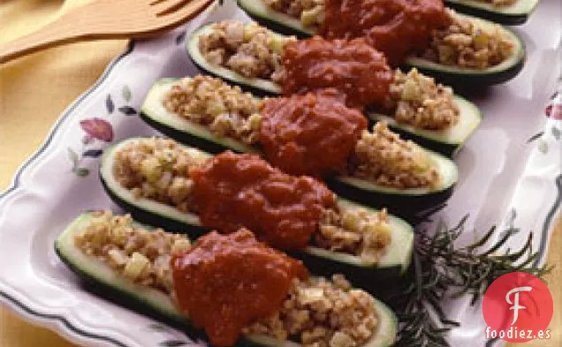 Calabacín relleno Kasha