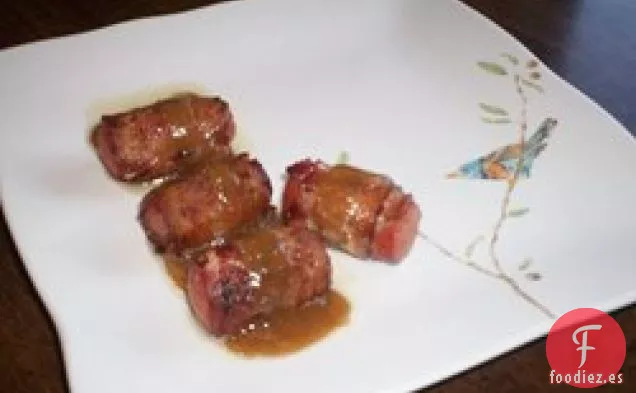 Salchichas Envueltas en Tocino con Azúcar Morena