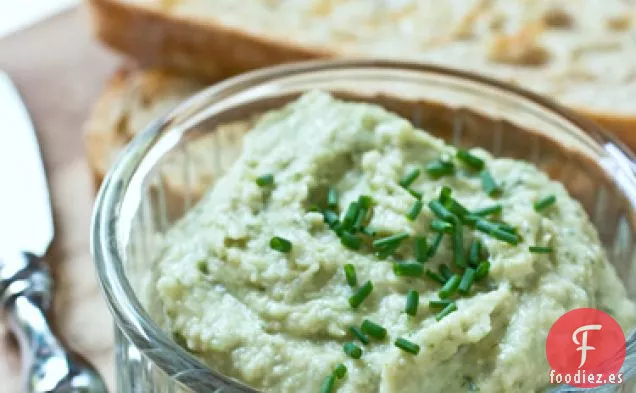 Tiempo de Condimento ~ Hummus de Cebolleta de Frijol Blanco