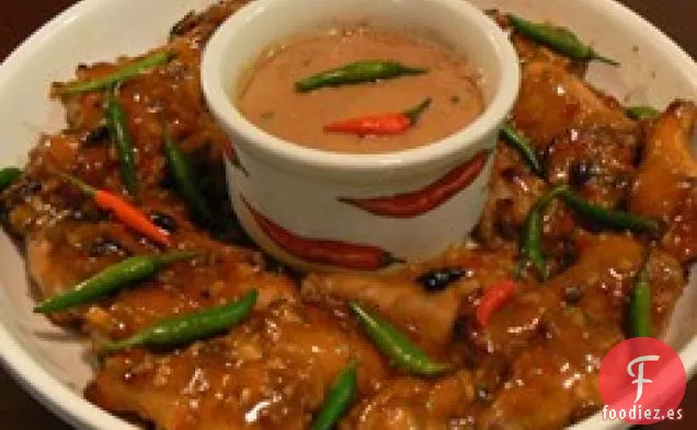 Alitas de Pollo Al Estilo Tailandés