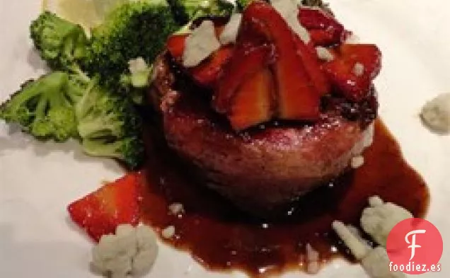 Filete Mignon y Fresas Balsámicas