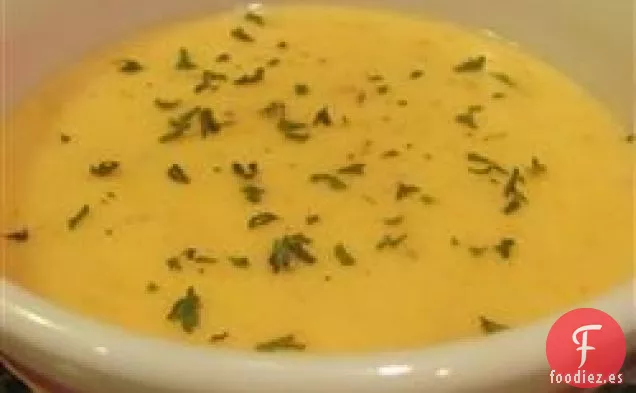 Sopa de Patata con Queso de Mandi