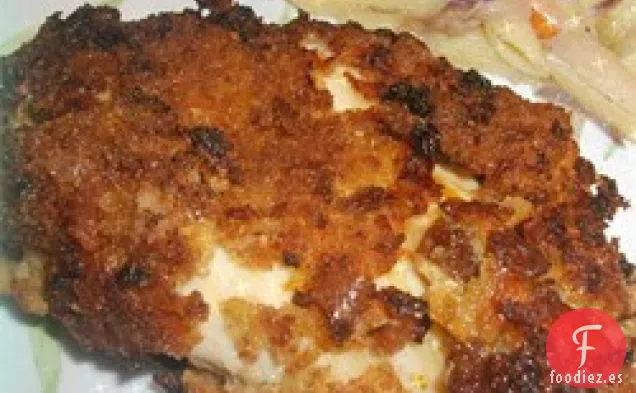 Crujientes Y Jugosas Pechugas De Pollo Fritas Al Horno